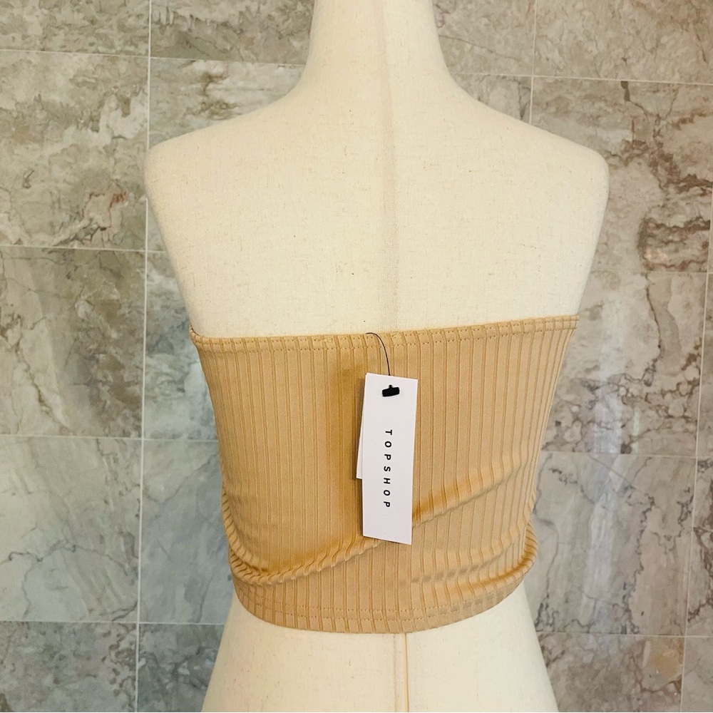 TOPSHOP Ribbed Strapless Bralette - Picture 4 of 6